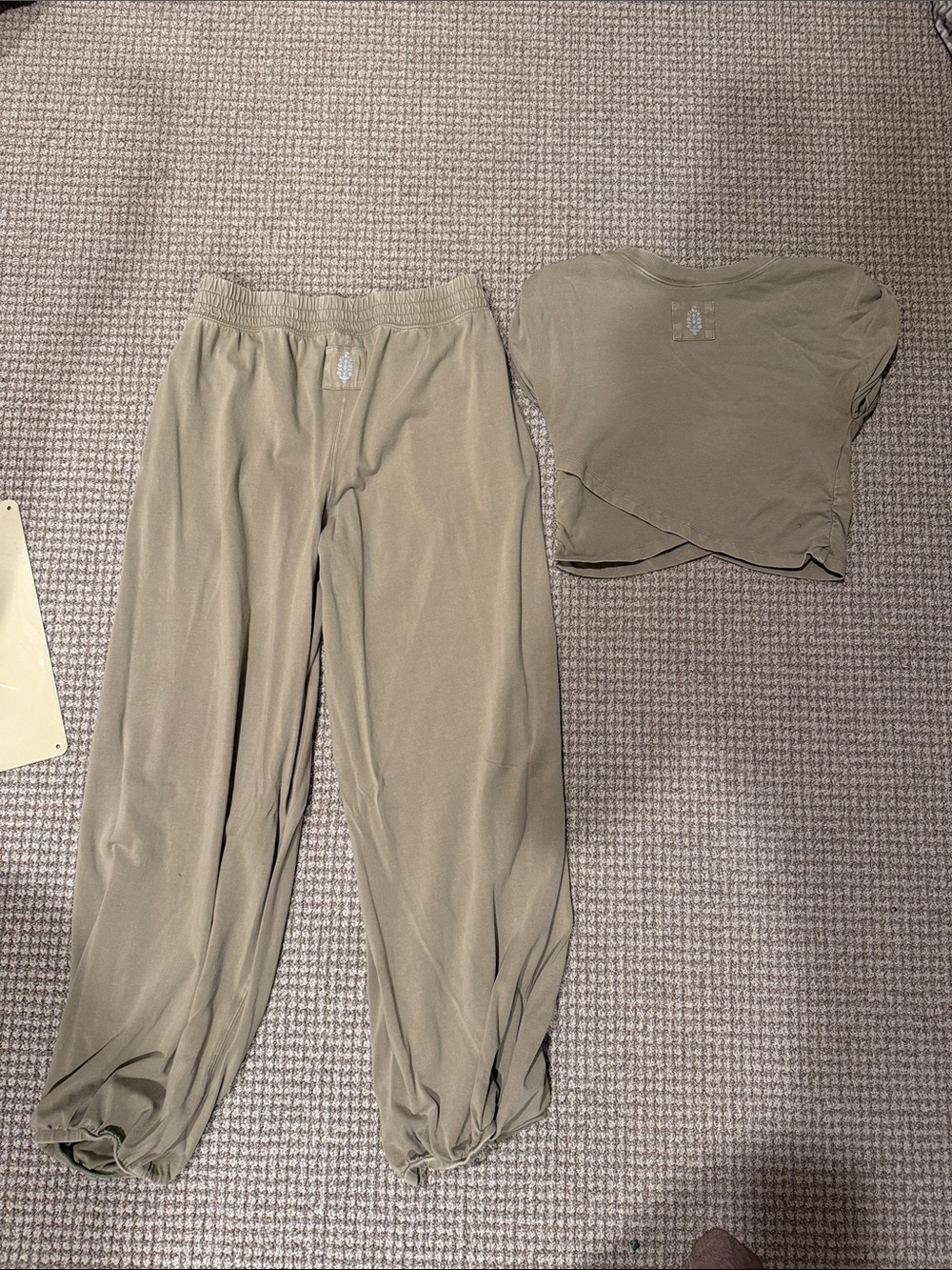 FP Movement by Free People Olive Green Track Joggers - Picture 5 of 7